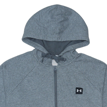 Mens UK Size L Under armour Grey 1/2 Zip Hoodie