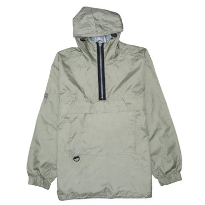 Whispering Smith Men's Beige L Hooded Anorak Lightweight Jacket