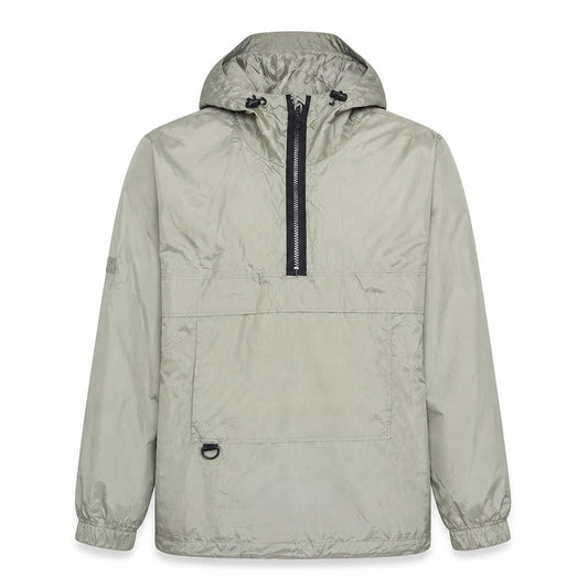 Whispering Smith Men's Beige L Hooded Anorak Lightweight Jacket