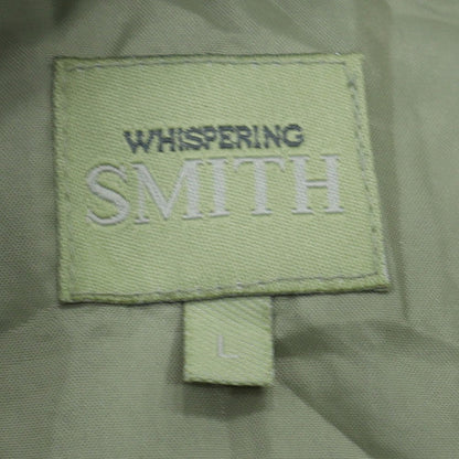 Whispering Smith Men's Beige L Hooded Anorak Lightweight Jacket