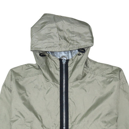 Whispering Smith Men's Beige L Hooded Anorak Lightweight Jacket