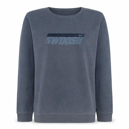 Womens UK Size L Nike Blue Pullover Sweatshirt
