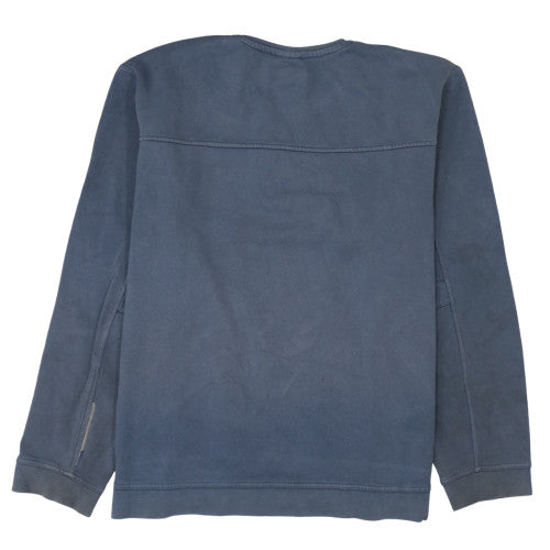 Womens UK Size L Nike Blue Pullover Sweatshirt