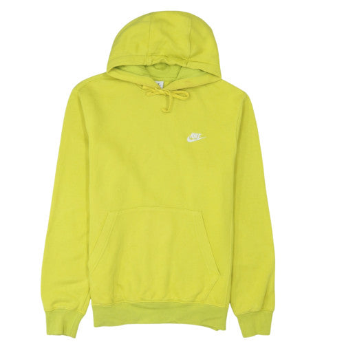 Mens UK Size S Nike Yellow Pullover Hoodie
