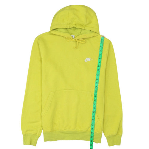 Mens UK Size S Nike Yellow Pullover Hoodie