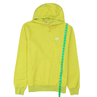 Mens UK Size S Nike Yellow Pullover Hoodie