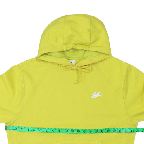 Mens UK Size S Nike Yellow Pullover Hoodie