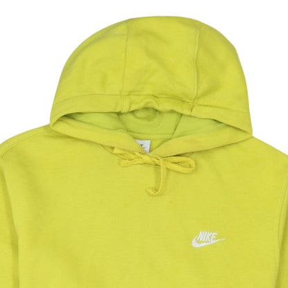 Mens UK Size S Nike Yellow Pullover Hoodie