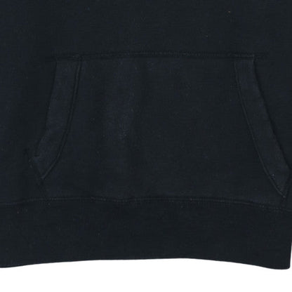 Hollister Mens Black L Basic Hooded Activewear Fleece Jacket