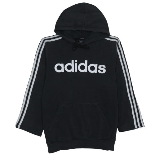 Mens UK Size M adidas Black Pullover Hoodie