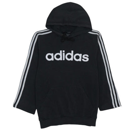 Mens UK Size M adidas Black Pullover Hoodie