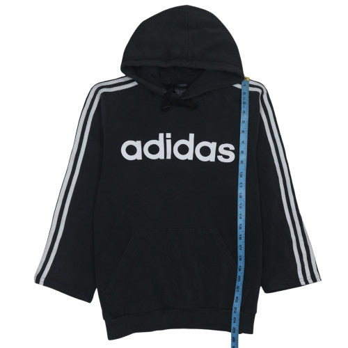 Mens UK Size M adidas Black Pullover Hoodie