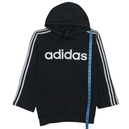Mens UK Size M adidas Black Pullover Hoodie