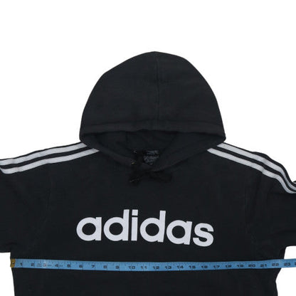 Mens UK Size M adidas Black Pullover Hoodie
