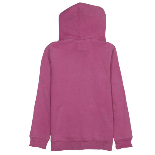 Womens UK Size M Superdry Pink Pullover Hoodie