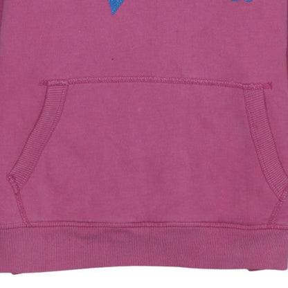 Womens UK Size M Superdry Pink Pullover Hoodie