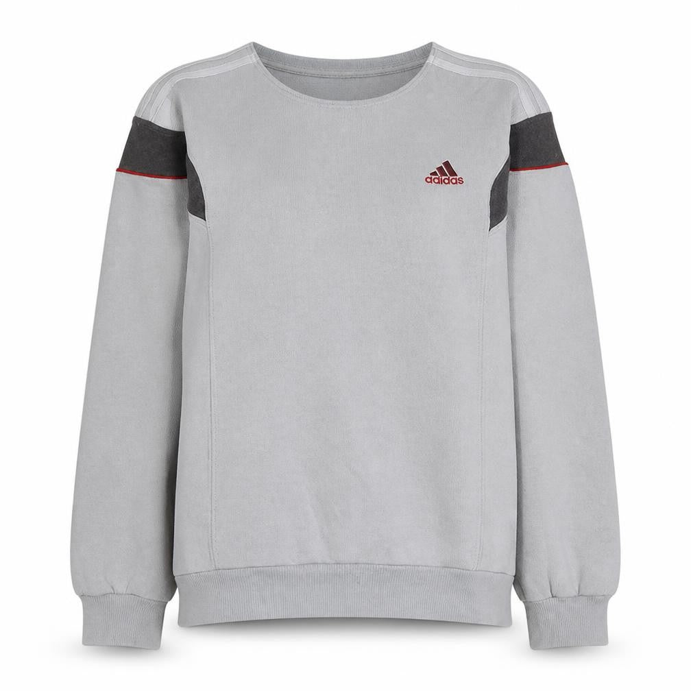 Womens UK Size 14 adidas Grey Pullover Sweatshirt