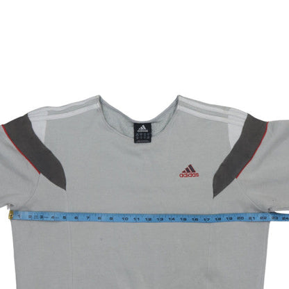 Womens UK Size 14 adidas Grey Pullover Sweatshirt
