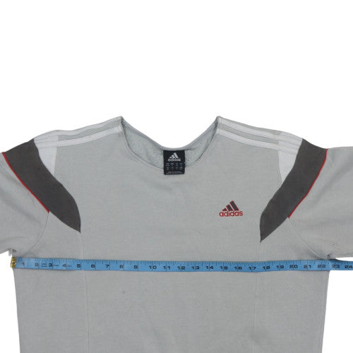 Womens UK Size 14 adidas Grey Pullover Sweatshirt