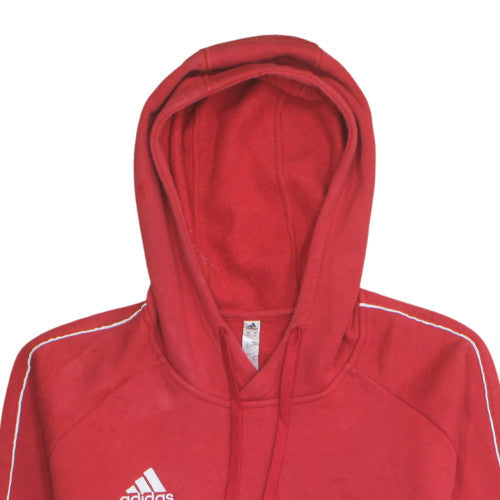 Mens UK Size XL adidas Red Pullover Hoodie