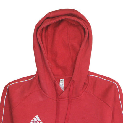 Mens UK Size XL adidas Red Pullover Hoodie