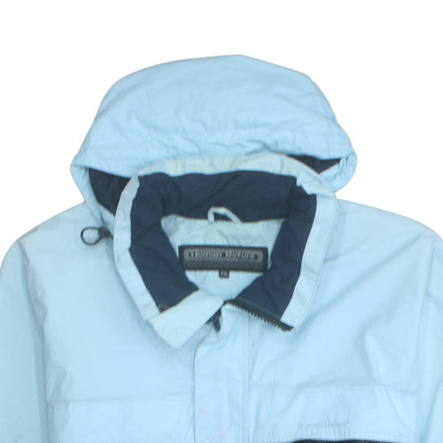 Human Nature Men's Blue 2XL Waterproof Hooded Parka Jacket