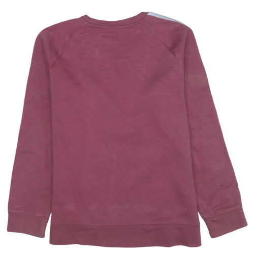 Womens UK Size XL adidas Pink Pullover Sweatshirt