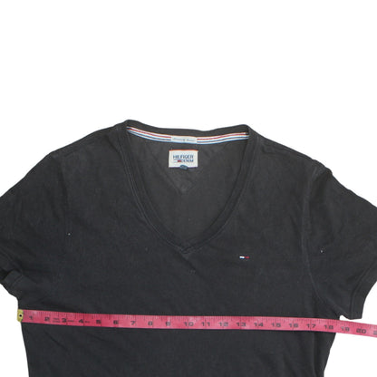 Mens UK Size S Tommy Hilfiger Black  T-Shirt