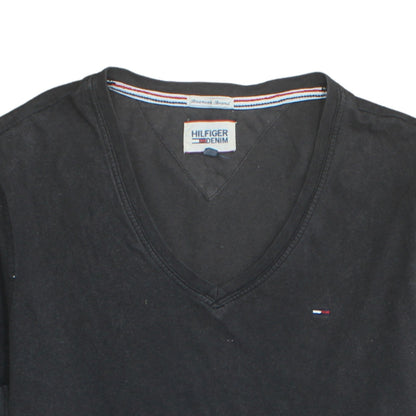 Mens UK Size S Tommy Hilfiger Black  T-Shirt