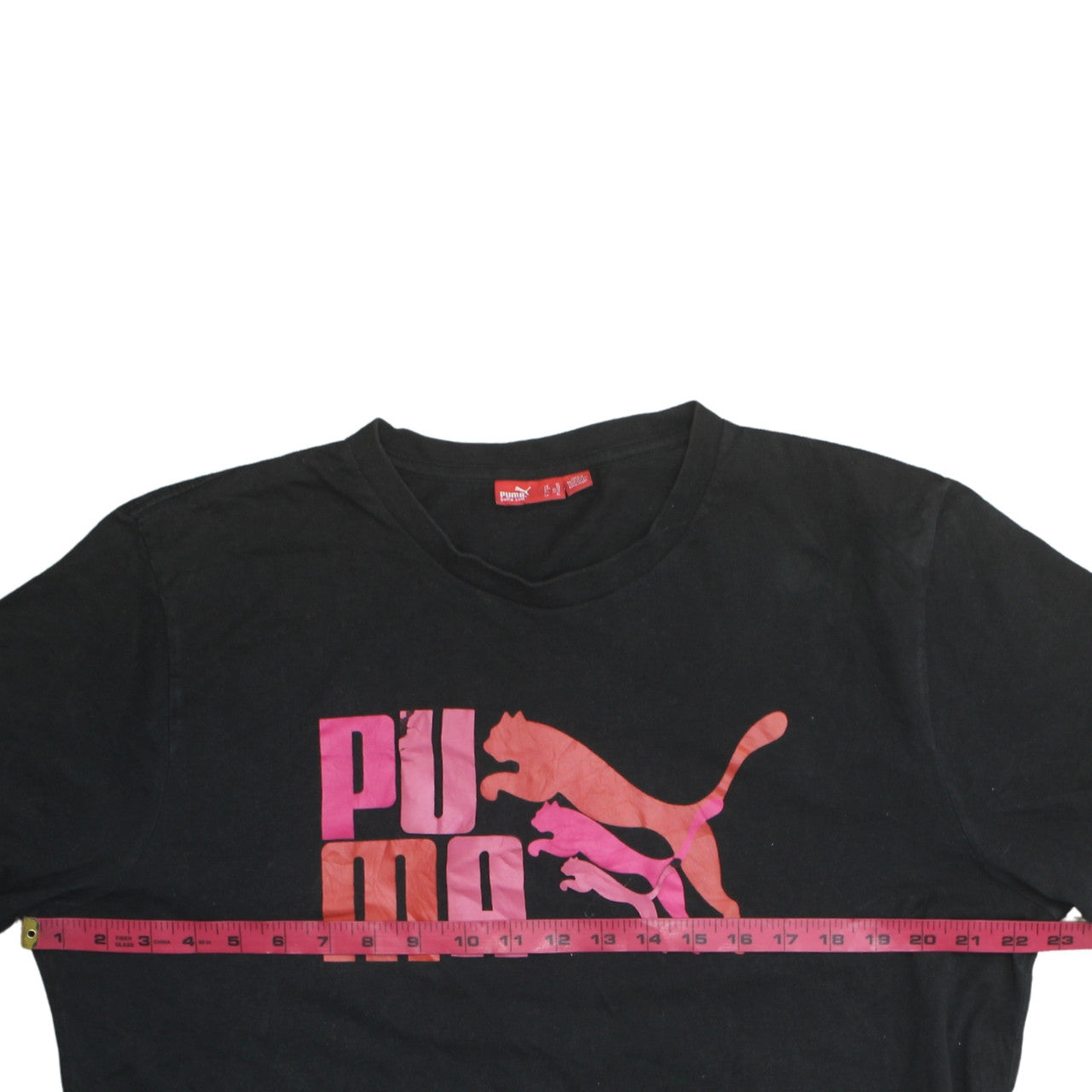 Puma Men's Black XL Graphic Logo Sports T-Shirt