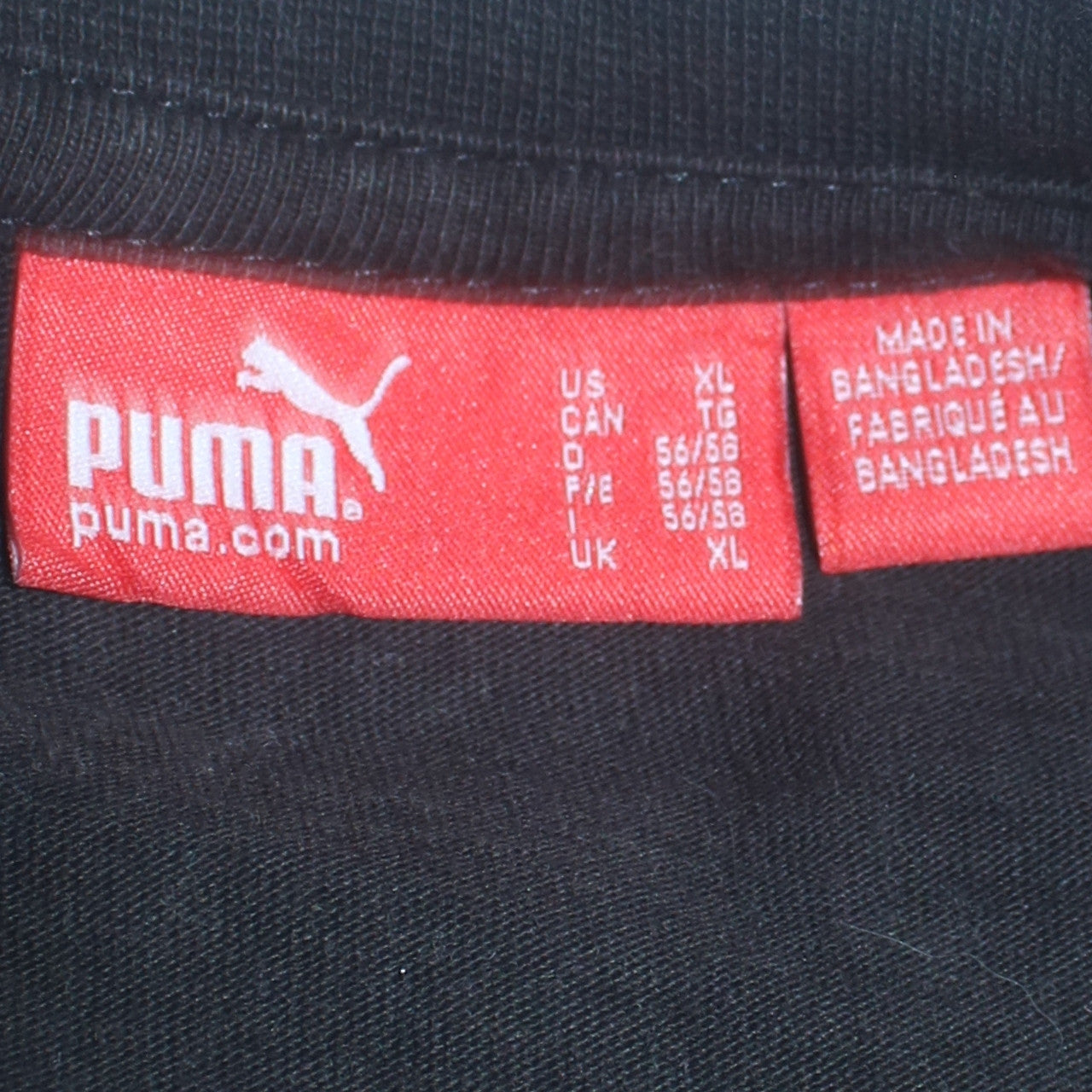Puma Men's Black XL Graphic Logo Sports T-Shirt