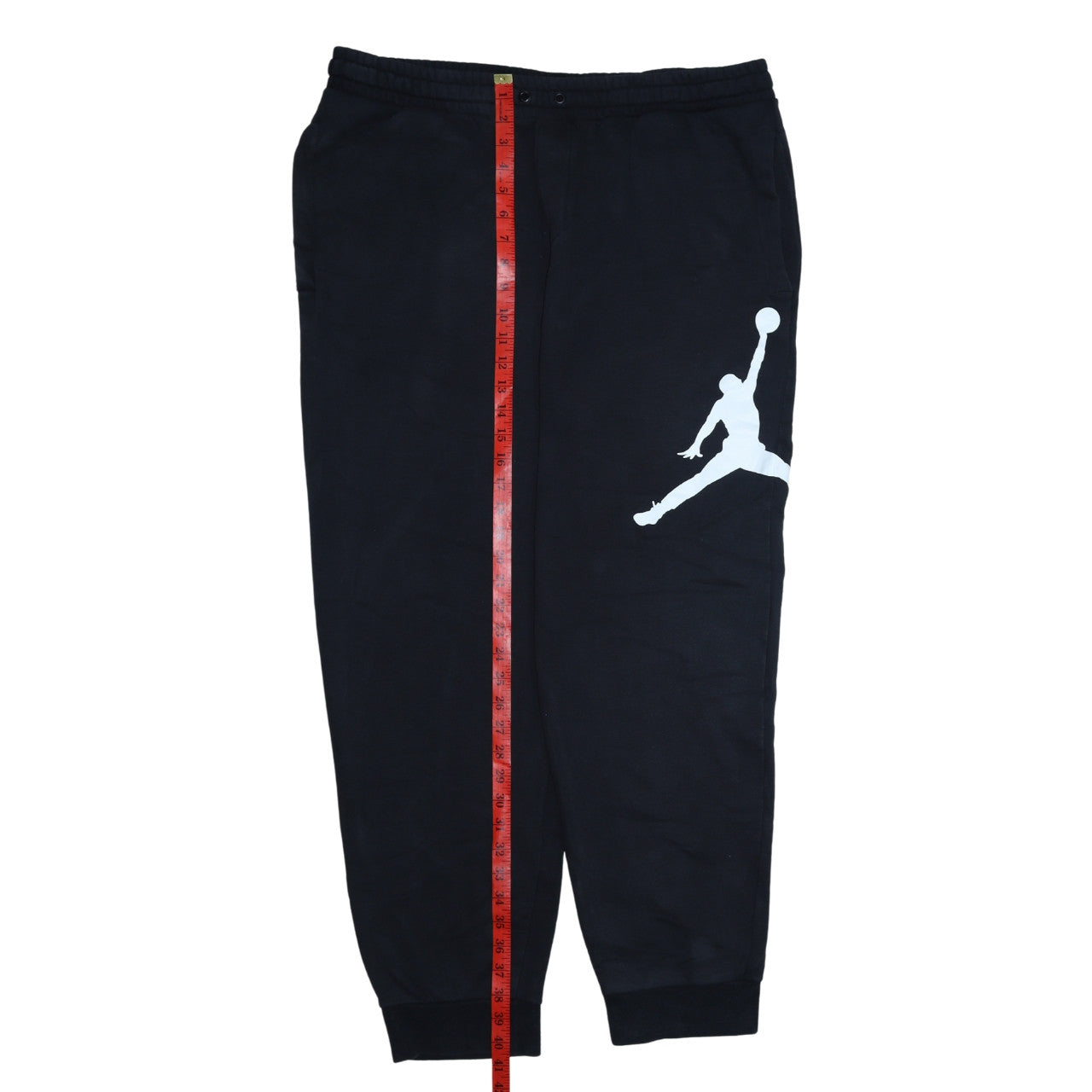 Mens UK Size XL Jordan Regular Fit Jogger Black Trousers