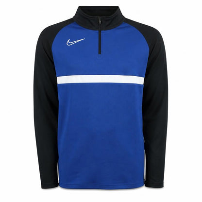 Mens UK Size S Nike Blue 1/4 Zip Sweatshirt
