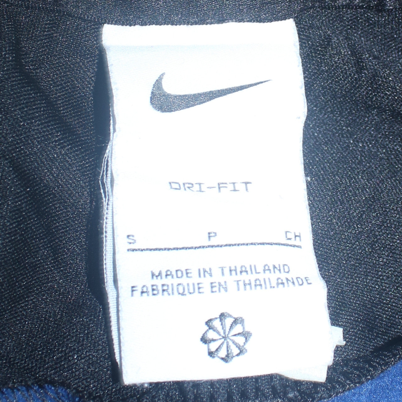 Mens UK Size S Nike Blue 1/4 Zip Sweatshirt