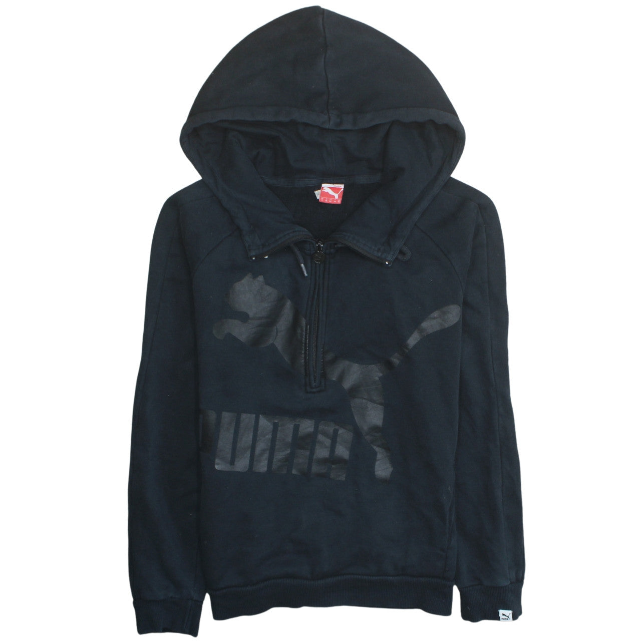Womens UK Size 10 PUMA Black Pullover Hoodie