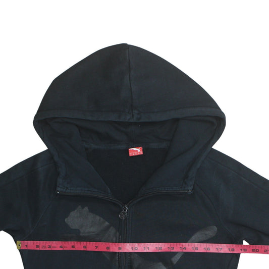 Womens UK Size 10 PUMA Black Pullover Hoodie