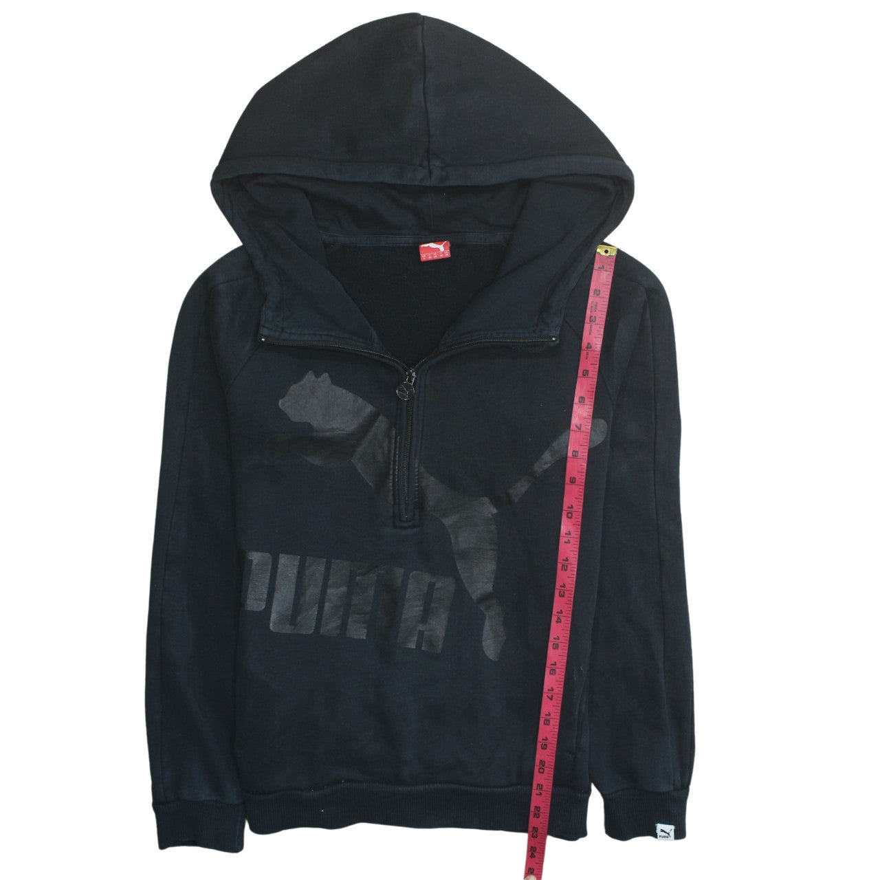 Womens UK Size 10 PUMA Black Pullover Hoodie