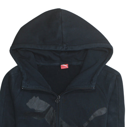 Womens UK Size 10 PUMA Black Pullover Hoodie