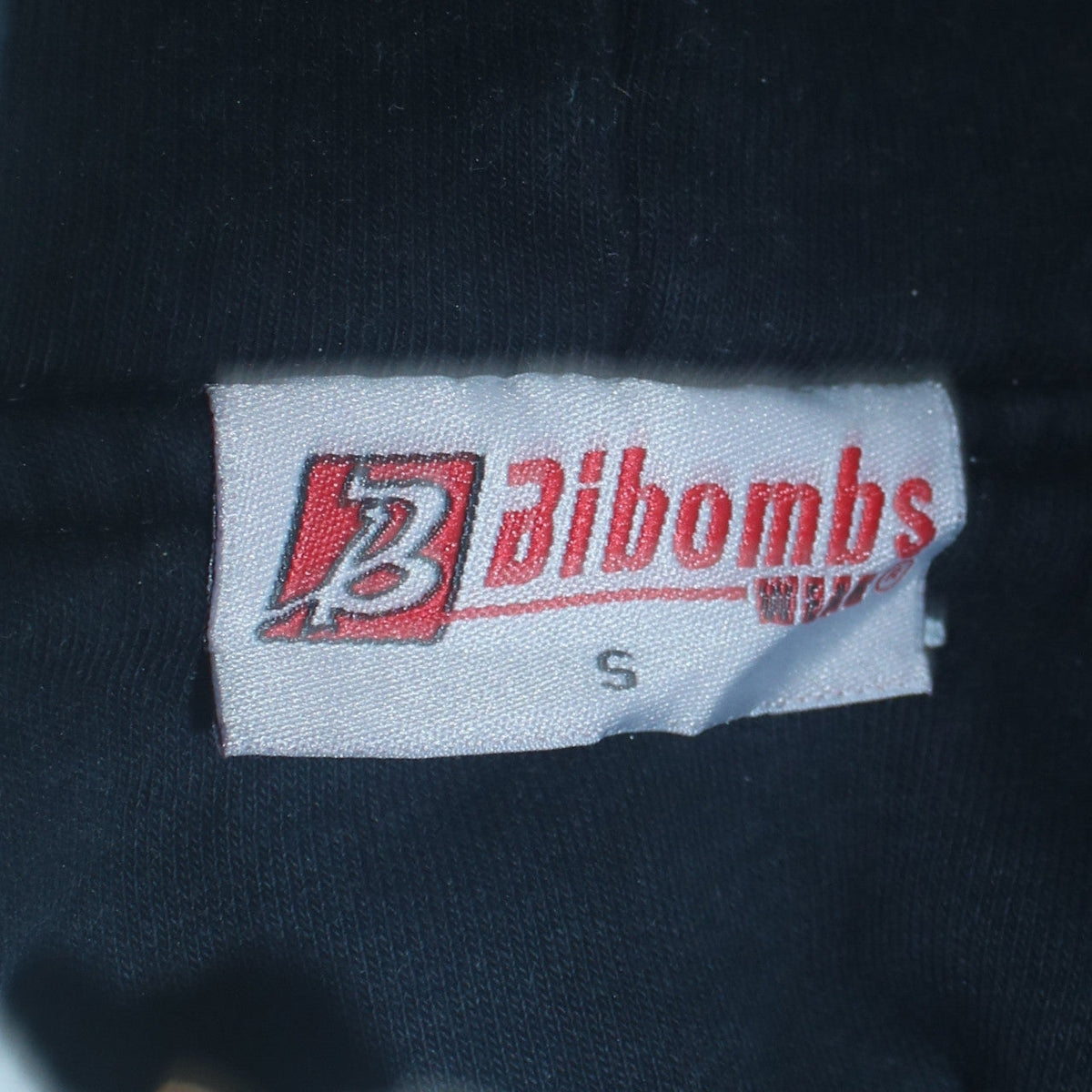 Mens UK Size S Bibombs Black Pullover Hoodie