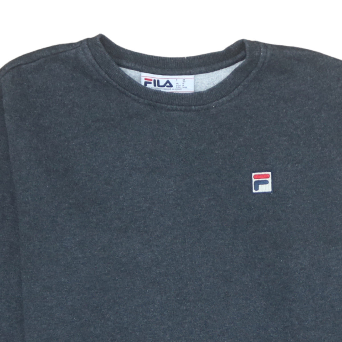 Mens UK Size M FILA Grey Pullover Sweatshirt