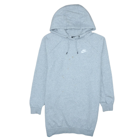 Mens UK Size M Nike Grey Pullover Hoodie