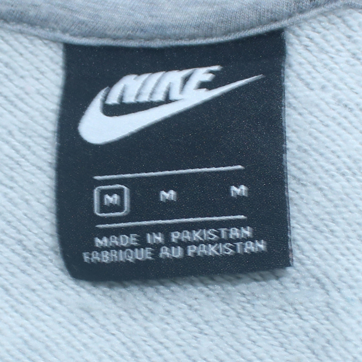 Mens UK Size M Nike Grey Pullover Hoodie