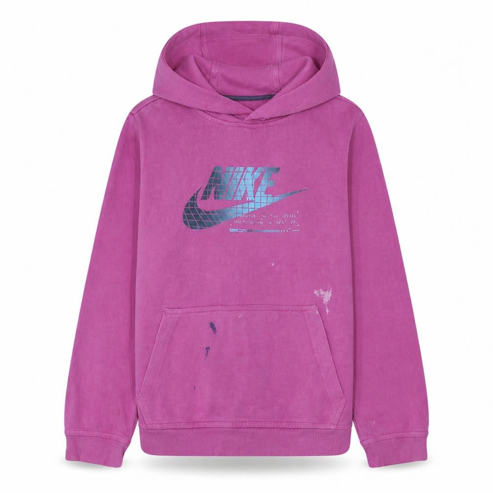 Womens UK Size L Nike Pink Pullover Hoodie