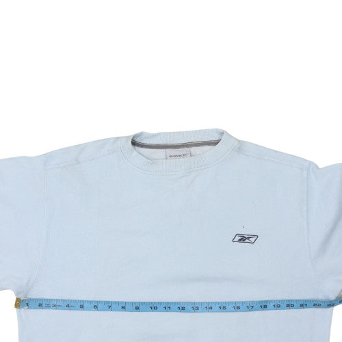 Mens UK Size L Reebok Blue Pullover Sweatshirt