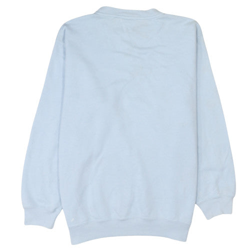 Mens UK Size L Reebok Blue Pullover Sweatshirt