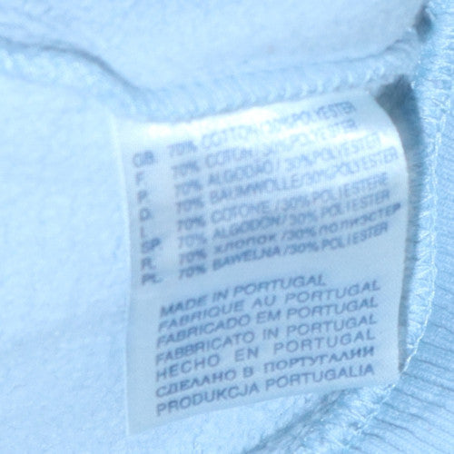 Mens UK Size L Reebok Blue Pullover Sweatshirt