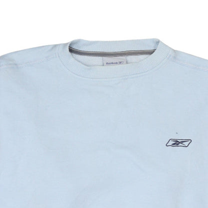 Mens UK Size L Reebok Blue Pullover Sweatshirt