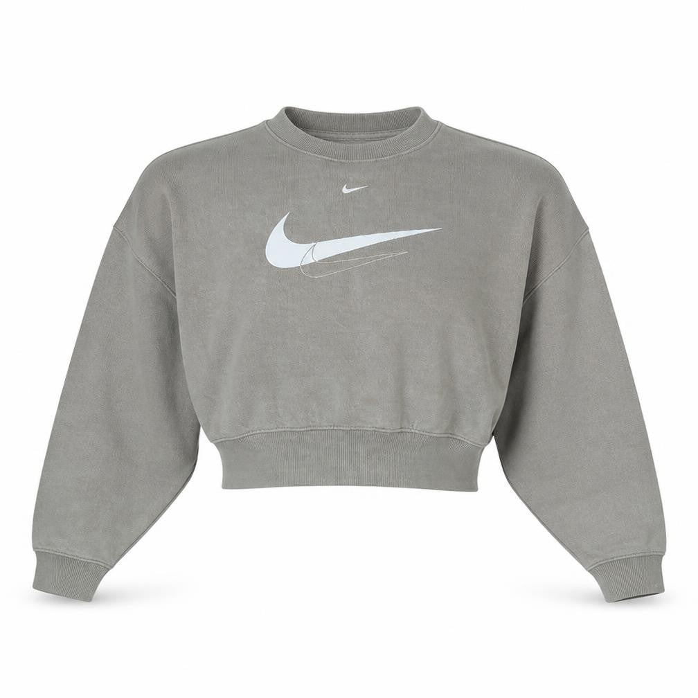 Womens UK Size S Nike Grey Pullover Sweatshirt