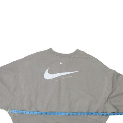 Womens UK Size S Nike Grey Pullover Sweatshirt