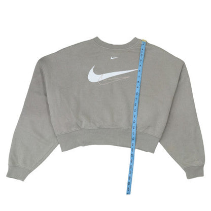 Womens UK Size S Nike Grey Pullover Sweatshirt